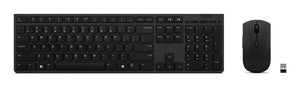 Lenovo 4X31K03961 keyboard Mouse included Home/Office RF Wireless + Bluetooth Portuguese Grey