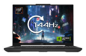 ASUS TUF Gaming A16 FA607NUQ-RL009W AMD Ryzen™ 7 170 Laptop 40.6 cm (16") WUXGA 16 GB DDR5-SDRAM 512 GB SSD NVIDIA GeForce RTX 4050 Wi-Fi 6 (802.11ax) Windows 11 Home Grey, Black