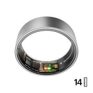 Ultrahuman Ring AIR – Sleep and Fitness Tracker, Smart Ring for Men and Women, No app fee for standard features, Up to 6 days battery life (Size 14 )