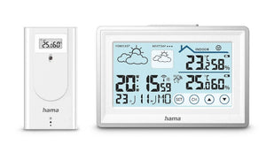 Hama 00222228 digital weather station White Battery