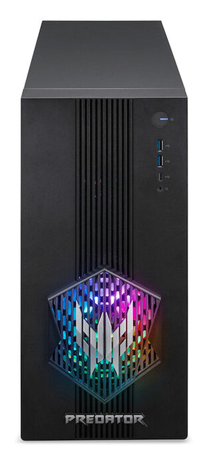 Acer Predator PO3-665 Intel Core i7-14700F 16GB RAM 512GB SSD RTX 5070 Windows 11 Home Gaming Desktop PC - Black