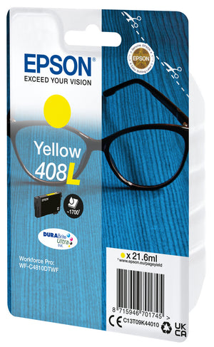 Epson 408L Spectacles DURABrite Ultra Single Yellow Ink