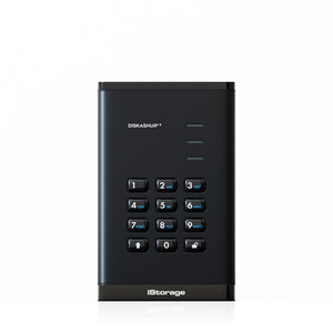 iStorage diskAshur³ SSD 4TB Black | Secure Portable Solid State Drive | FIPS 140-3 Level 3 Complaint |Common Criteria EAL 5+ | PIN protected | AES-XTS 256-bit hardware encryption | GDPR, TAA Compliant | Dust/Water Resistant |
