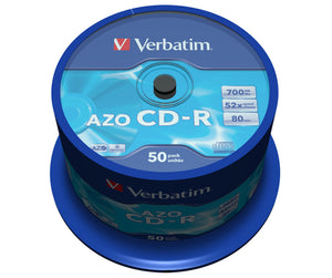 Verbatim CD-R AZO Crystal 700 MB 52x 50 pc(s)