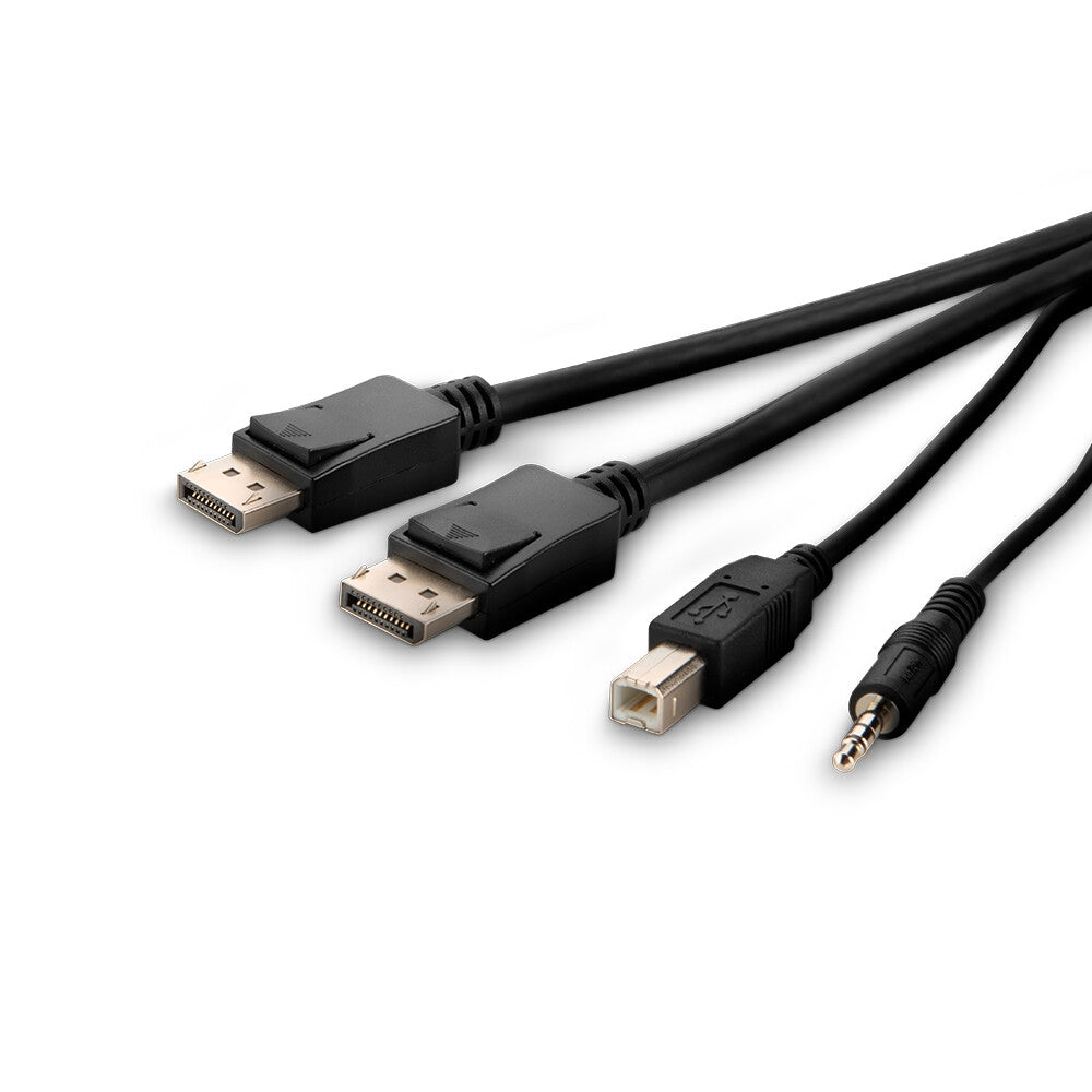 Belkin F1DN2CCBL-MP-6 KVM cable Black 1.8 m
