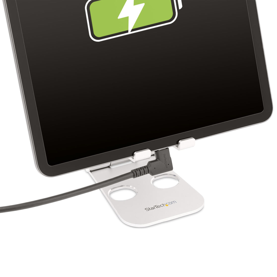 StarTech.com 3ft (1m) USB-C Cable, Right-Angled, USB 10Gbps, 100W (5A) Power Delivery, 8K 60Hz / 4K 144Hz DP Alt Mode, Rugged USB C Cord - Thunderbolt Compatible