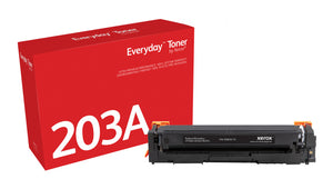 Everyday™ Black Toner by Xerox compatible with HP 203A (CF540A), Standard capacity