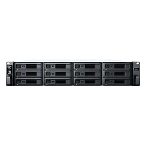 Synology RackStation RS2421+ NAS Rack (2U) Ryzen Embedded V1500B 4 GB DDR4 24 TB HDD DiskStation Manager Black