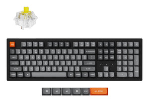 Keychron K10 Max keyboard Universal USB + RF Wireless + Bluetooth QWERTY UK English Black
