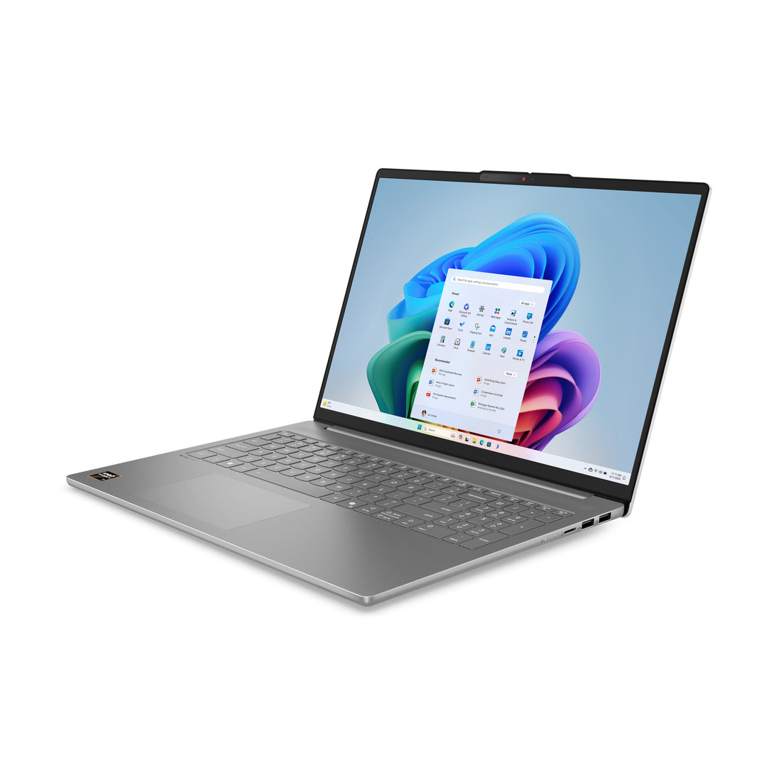 Lenovo IdeaPad Slim 5 16AKP10 Copilot+ PC AMD Ryzen™ AI 5 330 Laptop 40.6 cm (16") WUXGA 16 GB DDR5-SDRAM 1 TB SSD Wi-Fi 7 (802.11be) Windows 11 Home Grey English