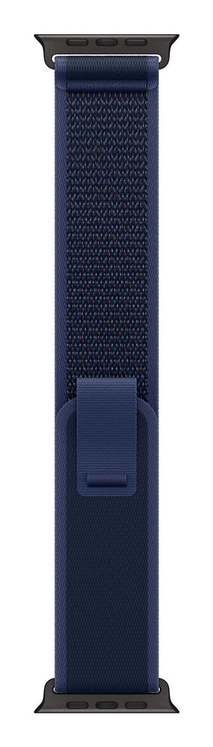 Apple 49mm Blue Trail Loop - S/M - Black Titanium Finish