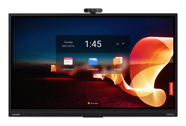 Lenovo ThinkVision T75 computer monitor 190.5 cm (75") 3840 x 2160 pixels 4K Ultra HD LED Touchscreen Black