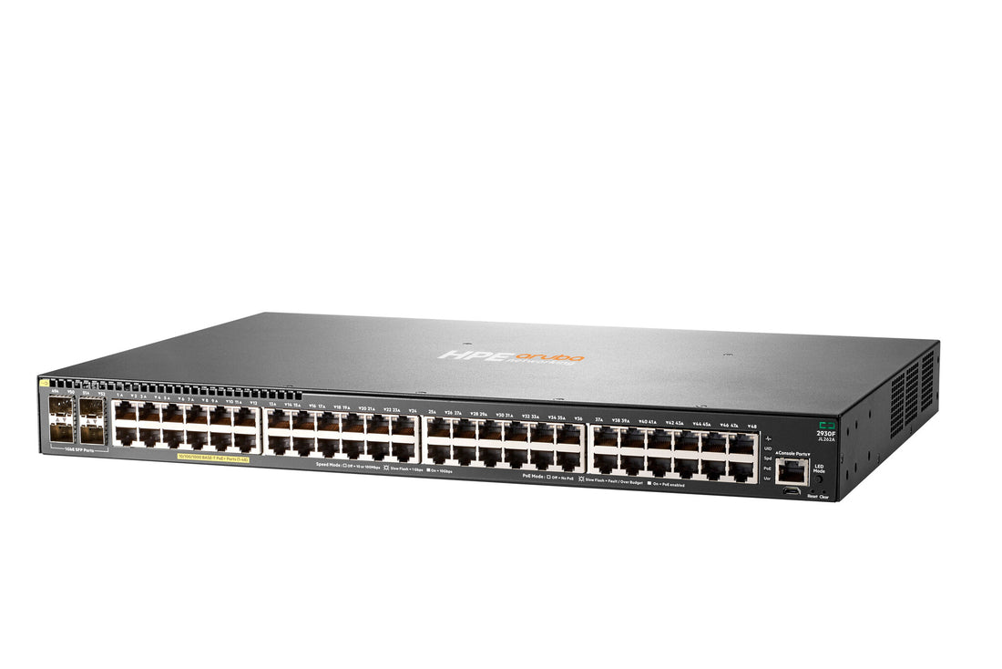 HPE Aruba Networking 2930F 48G PoE+ 4SFP Switch