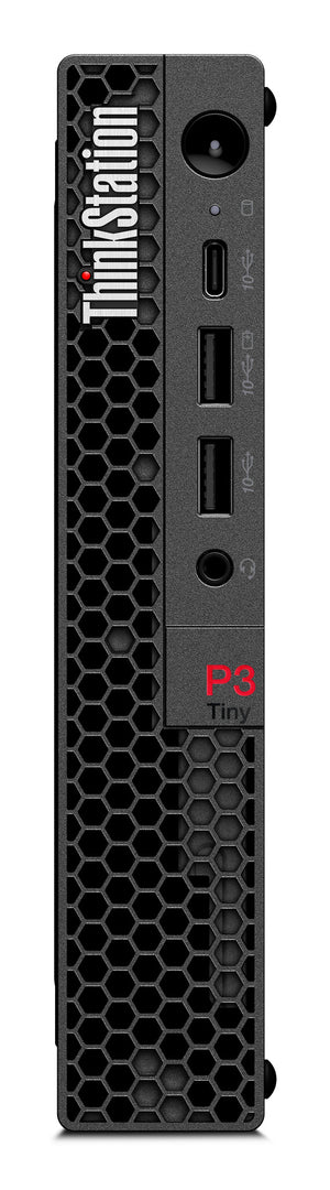 Lenovo ThinkStation P3 Tiny Intel® Core™ i7 i7-14700 32 GB DDR5-SDRAM 512 GB SSD NVIDIA T1000 Windows 11 Pro Mini PC Workstation Black
