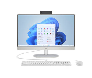 HP 24 -cr0063na PC Intel® Core™ i3 i3-N300 60.5 cm (23.8") 1920 x 1080 pixels All-in-One PC 8 GB DDR4-SDRAM 256 GB SSD Windows 11 Home Wi-Fi 6 (802.11ax) White