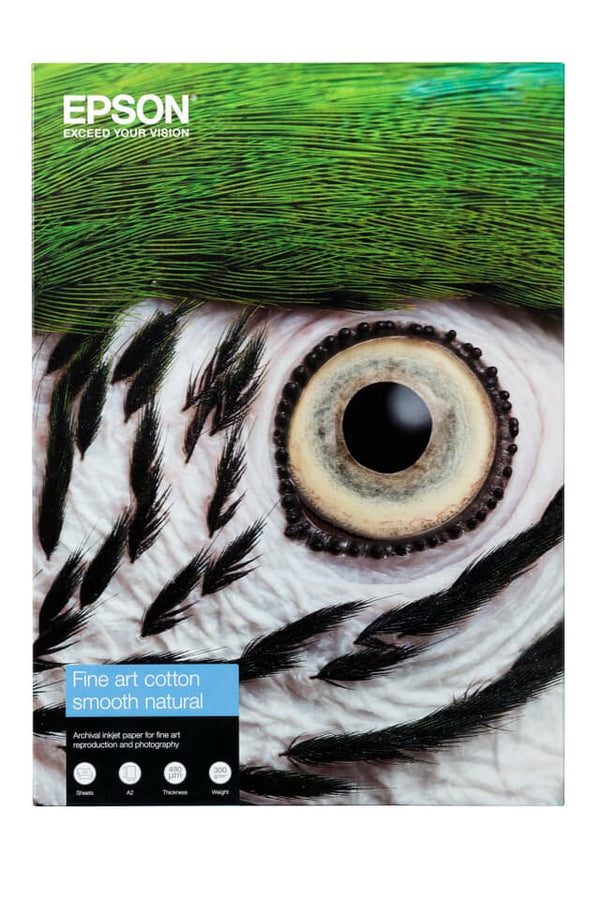 Epson Fine Art Cotton Smooth Natural II, A2 25 Sheets