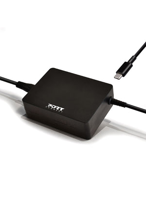 Port Designs 900098-UK power adapter/inverter Indoor 90 W Black