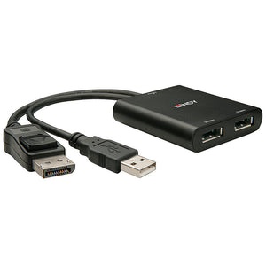 Lindy 2 Port DisplayPort 1.2 MST Hub