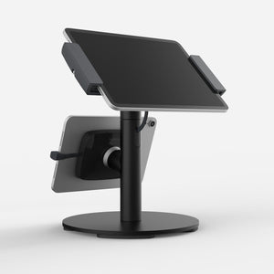 Bouncepad Clip Counter Twin | Compatible with All USB-C Tablets | Black