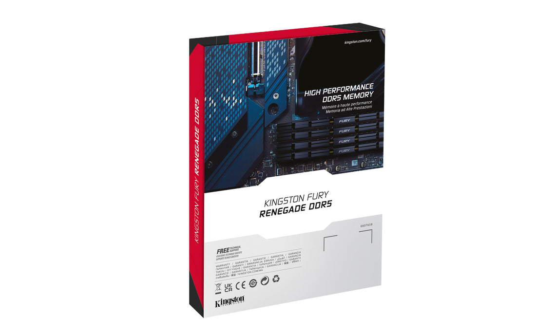 Kingston Technology FURY 16GB 8000MT/s DDR5 CL38 DIMM Renegade Silver XMP