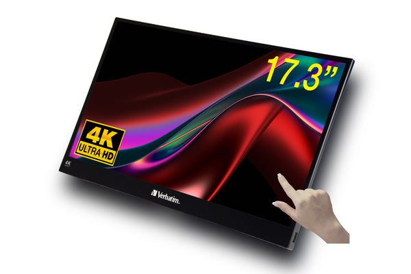 Verbatim Portable 17.3" Ultra HD 4K Touchscreen Monitor (32239)