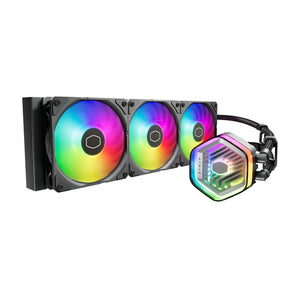Cooler Master MasterLiquid 360 ATMOS Processor All-in-one liquid cooler 12 cm Black