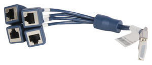 HPE Networking Comware X260 Mini D-28 to 4-RJ45 0.3m Router Cable