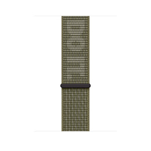 Apple 45mm Sequoia/Pure Platinum Nike Sport Loop