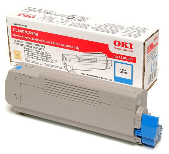 OKI 43381907 toner cartridge 1 pc(s) Original Cyan