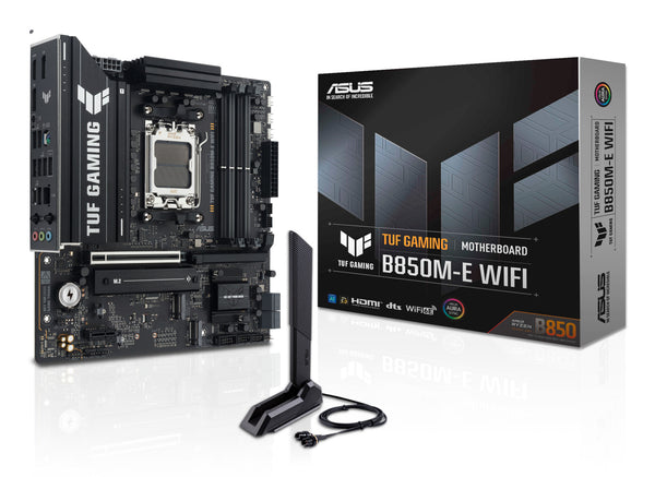 ASUS TUF GAMING B850M-E WIFI AMD B850 Socket AM5 micro ATX