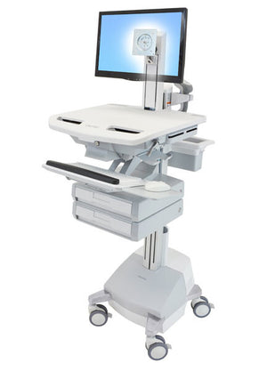 Ergotron StyleView Aluminium, Grey, White Flat panel Multimedia cart
