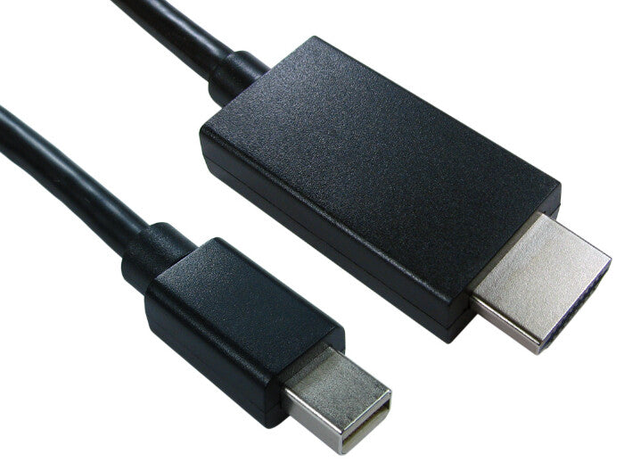 Cables Direct DisplayPort/HDMI, 1m HDMI Type A (Standard) Black