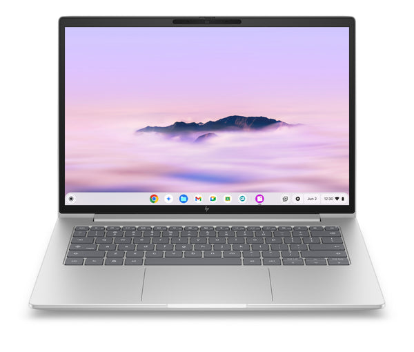 HP DJ5M2EA laptop Intel Core 5 120U Chromebook 35.6 cm (14") 2.5K 16 GB LPDDR5x-SDRAM 256 GB SSD Wi-Fi 7 (802.11be) ChromeOS Silver