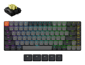 Keychron K3 keyboard Universal USB + Bluetooth QWERTY UK English Grey