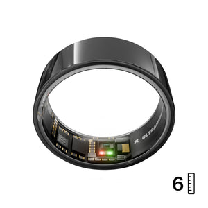 Ultrahuman Ring AIR – Sleep and Fitness Tracker, Smart Ring for Men and Women, No app fee for standard features, Up to 6 days battery life (Size 6 )