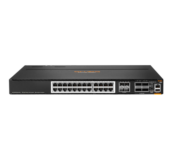 HPE Aruba Networking CX 8100 24x10G Base-T 4x10G SFP+ 4x40/100G QSFP28 FB 3Fan 2AC PSU Managed L3 10G Ethernet (100/1000/10000) 1U