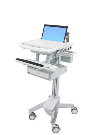 Ergotron StyleView Aluminium, Grey, White Laptop Multimedia cart