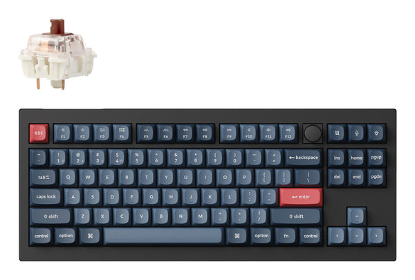 Keychron V3 Max keyboard Universal USB + RF Wireless + Bluetooth QWERTY UK English Black, Grey