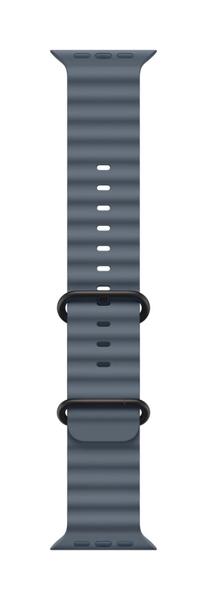 Apple Titanium Finish Band Blue Fluoroelastomer, Titanium