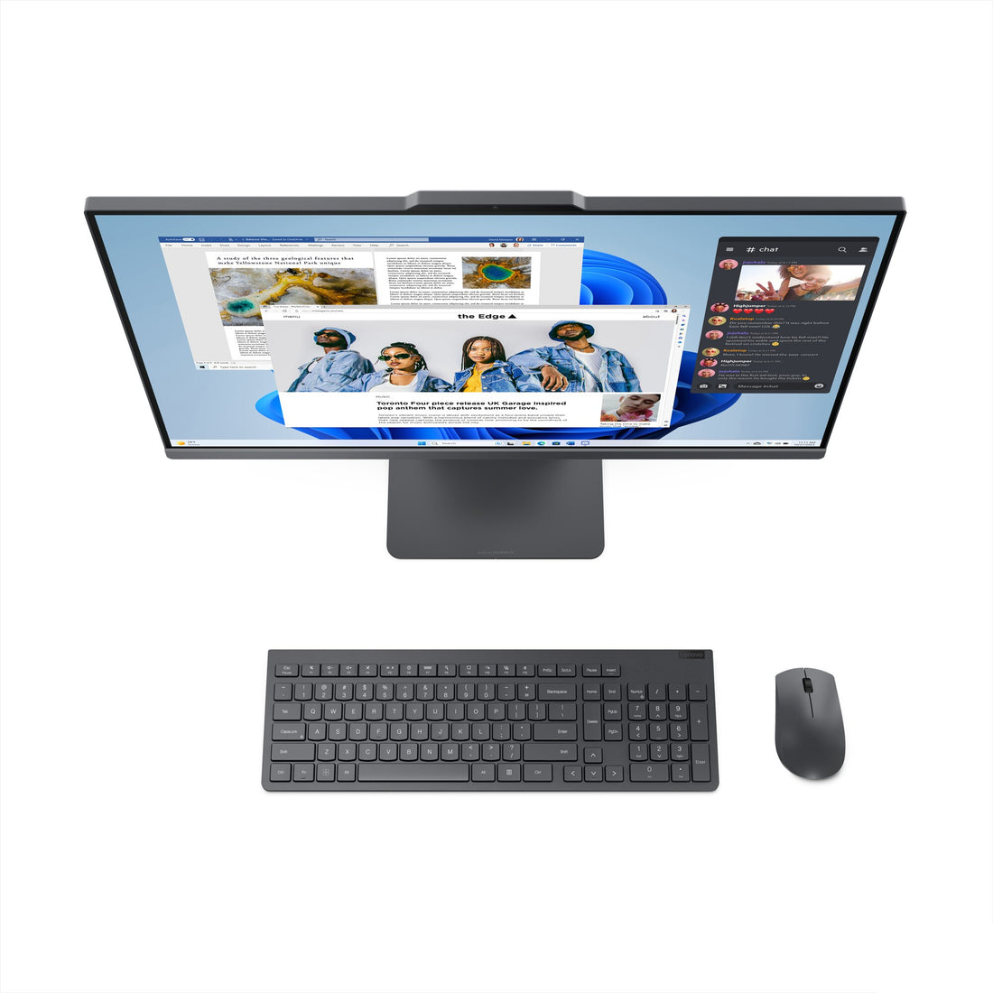 Lenovo IdeaCentre AIO 27ARR9 AMD Ryzen™ 5 7533HS 68.6 cm (27") 1920 x 1080 pixels All-in-One PC 16 GB DDR5-SDRAM 512 GB SSD Windows 11 Home Wi-Fi 6 (802.11ax) Grey