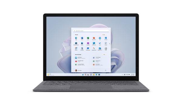 Microsoft Surface Laptop 5 Intel® Core™ i5 i5-1245U 34.3 cm (13.5") Touchscreen 16 GB LPDDR5x-SDRAM 256 GB SSD Wi-Fi 6 (802.11ax) Windows 11 Pro German Platinum