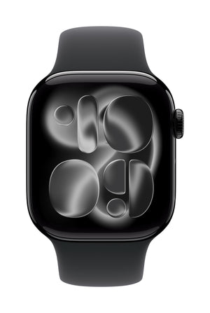 Apple MXLJ3ZM/A smart wearable accessory Band Black Fluoroelastomer