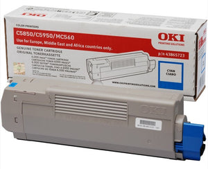 OKI 43865723 toner cartridge 1 pc(s) Original Cyan