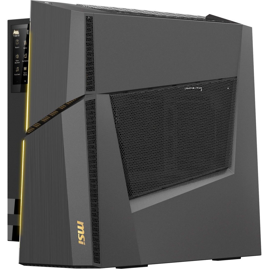MSI MEG Trident X2 14NUI9-269UK Intel® Core™ i9 i9-14900KF 64 GB DDR5-SDRAM 4 TB HDD+SSD NVIDIA GeForce RTX 4090 Windows 11 Home Desktop PC Black