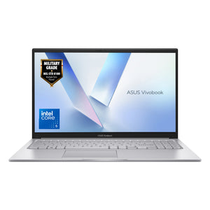 ASUS Vivobook 15 X1504MA-BQ190W Intel Core 3 304 Laptop 39.6 cm (15.6") Full HD 8 GB DDR5-SDRAM 128 GB SSD Wi-Fi 6 (802.11ax) Windows 11 Home Silver