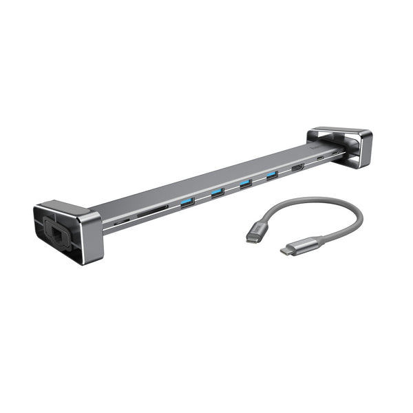Hama 00200103 laptop dock/port replicator USB 3.2 Gen 1 (3.1 Gen 1) Type-C Grey