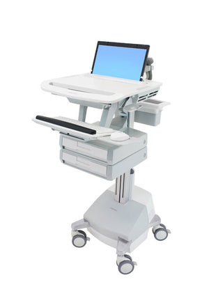 Ergotron StyleView Aluminium, Grey, White Laptop Multimedia cart