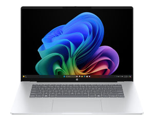 HP OmniBook 5 16-bf0000nax Next Gen AI Copilot+ PC Snapdragon X1-26-100 Laptop 40.6 cm (16") 2K 16 GB LPDDR5x-SDRAM 256 GB SSD Wi-Fi 6E (802.11ax) Windows 11 Home Silver