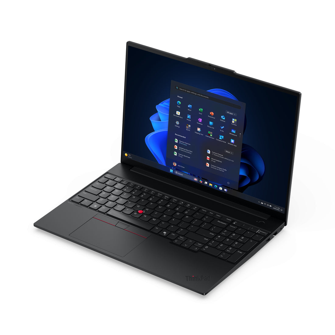 Lenovo ThinkPad E16 Gen 3 (Intel) Copilot+ PC Intel Core Ultra 5 228V Laptop 40.6 cm (16") WUXGA 32 GB LPDDR5x-SDRAM 512 GB SSD Wi-Fi 6E (802.11ax) Windows 11 Pro English Black
