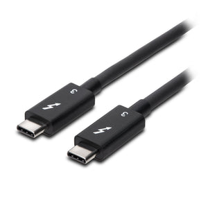 Kensington 0.7m (2.3ft) Thunderbolt 3 Cable – 40Gbps – 100W PD – certified TB3 – USB-C Compatible
